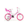Dino kleines Herz 16 Zoll 31 cm Mädchen Knijprem Weißrosa