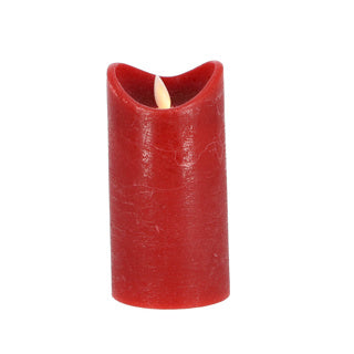 Daily Home LED Kerze 7,5x15 cm rot | 4 Stück