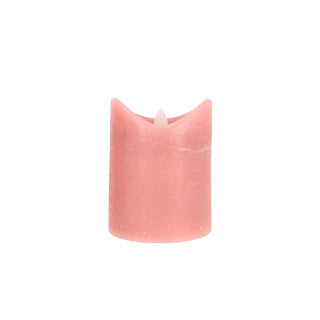 Daily Home LED-Kerze 7,5x10 cm rosa | 4 Stück