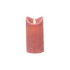 Daily Home LED-Kerze 7,5x15 cm rosa | 4 Stück