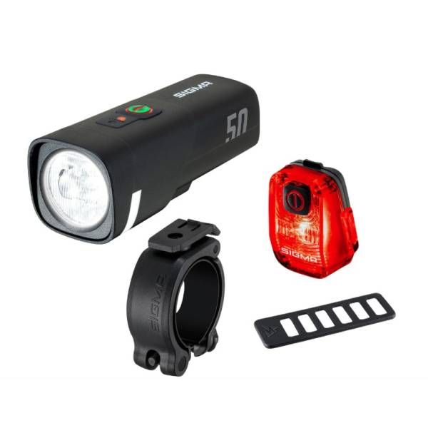 Sigma Beleuchtungsset Aura 50 + Nyte 10 USB wiederaufladbar