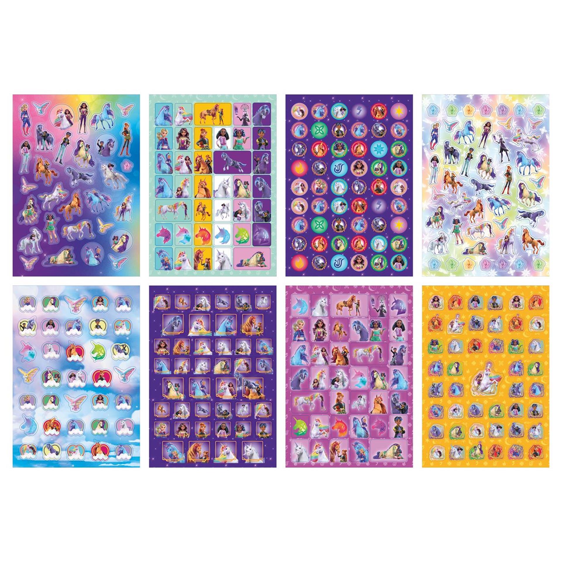 Moxy Einhorn-Glitzer-Stickerbuch A5