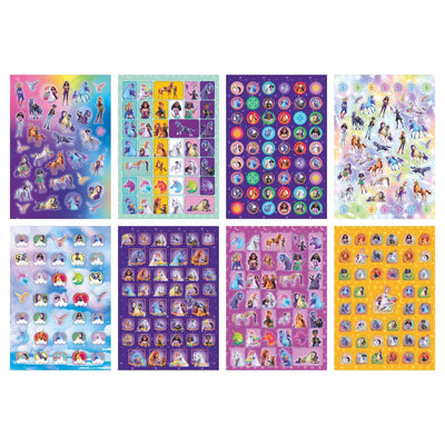 Moxy Einhorn-Glitzer-Stickerbuch A5