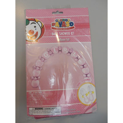Globos Ballongirlanden-Set Mädchen 290cm