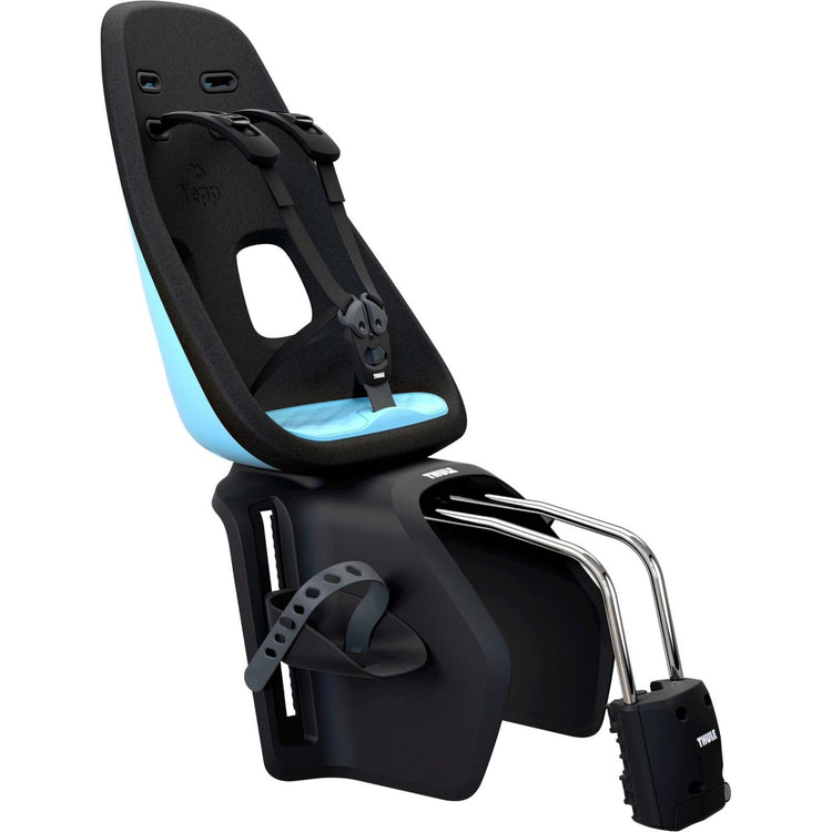 Thule Kindersitz hinter Yepp Nexxt Maxi zur Rahmenbestätigung (FM) Aquamarinblau