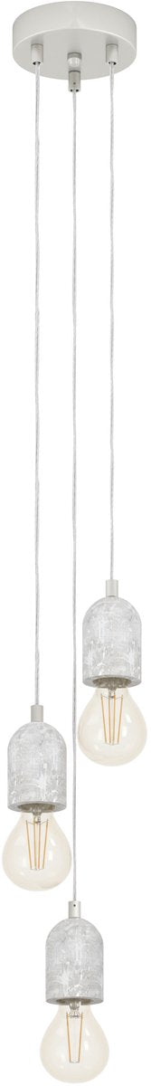 Eglo Silvares - Hängelampe - 3 Lichter - Grau