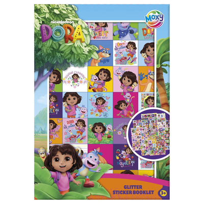 Moxy Bluey Dora Glitzer-Stickerbuch A5