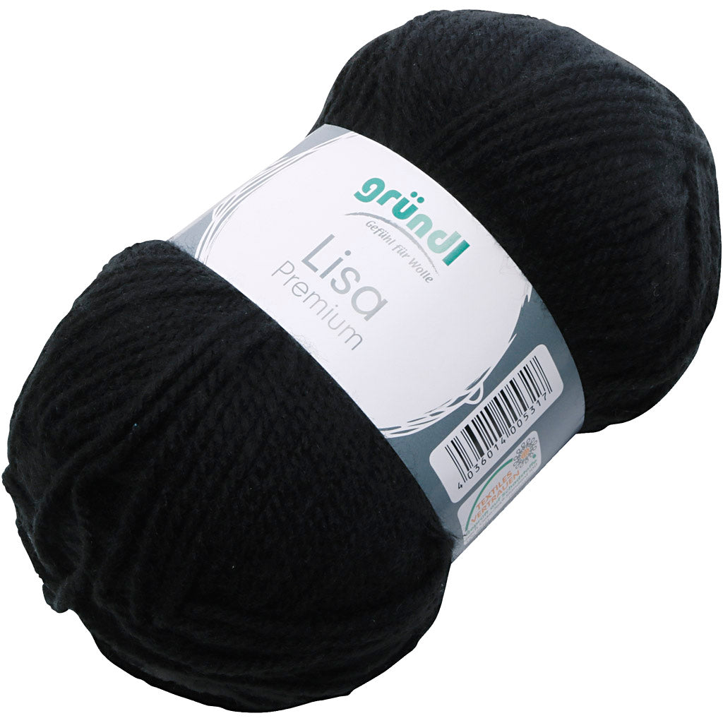 Schwarz, 50 g 1 Ball