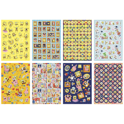 Kreative Bastelgruppe Spongebob-Stickerbuch A5 – 8 Blatt