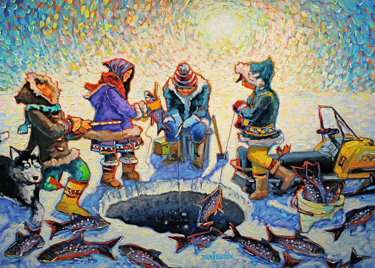 Ravensburger Eisfischen-Puzzle 1000 Teile