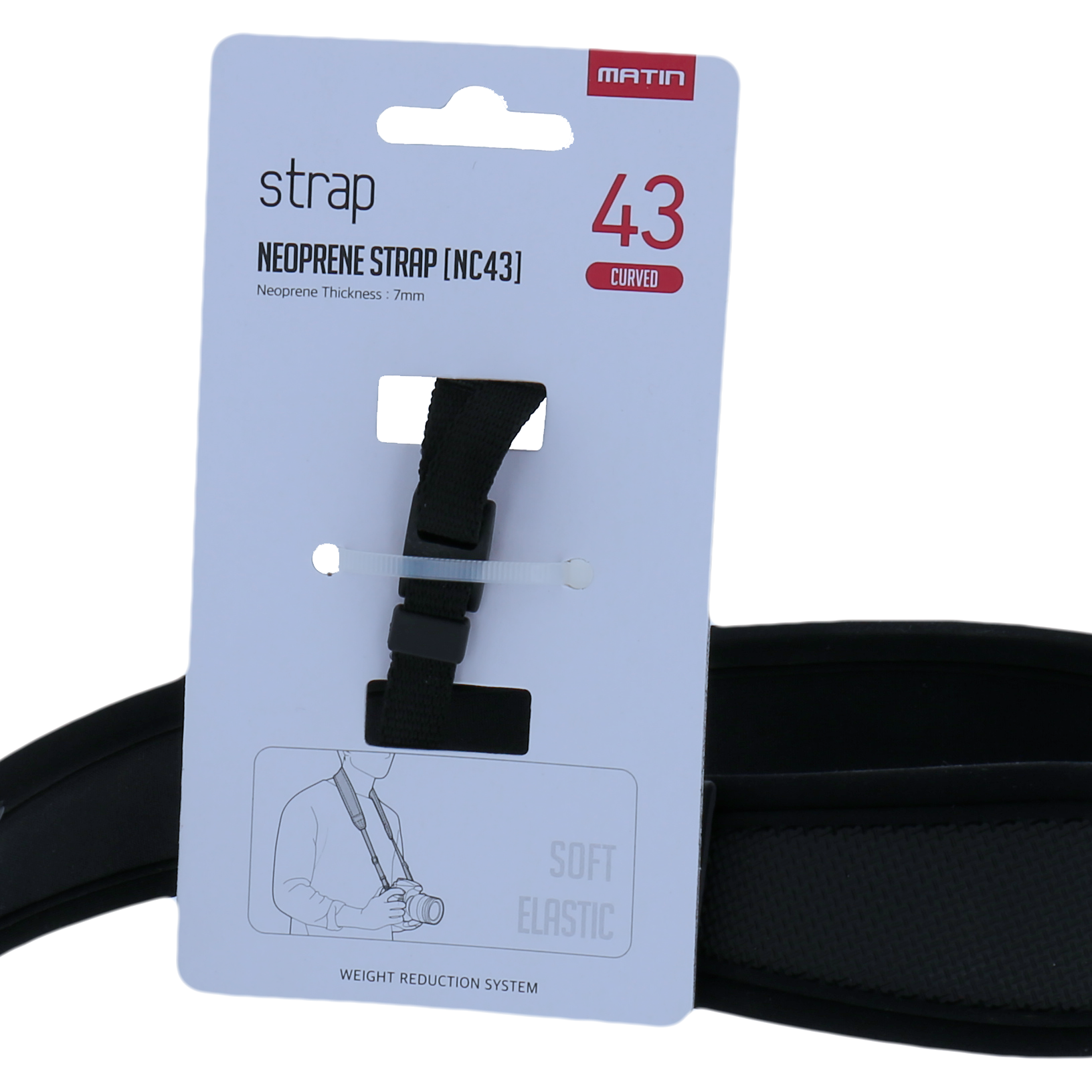 Matingürtel de Luxus um Neopren 43 mm M-6780H