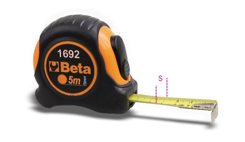 Beta 1692 Maßband mit Koffer Maßband Stahl 3m