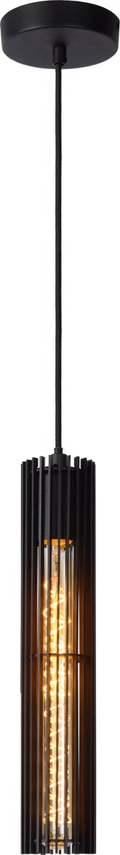 Lucide Lionel - Hängelampe - ø 6,5 cm - 1xe27 - schwarz