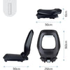 Bobike Rücksitz Junior One Mik HD Schwarz