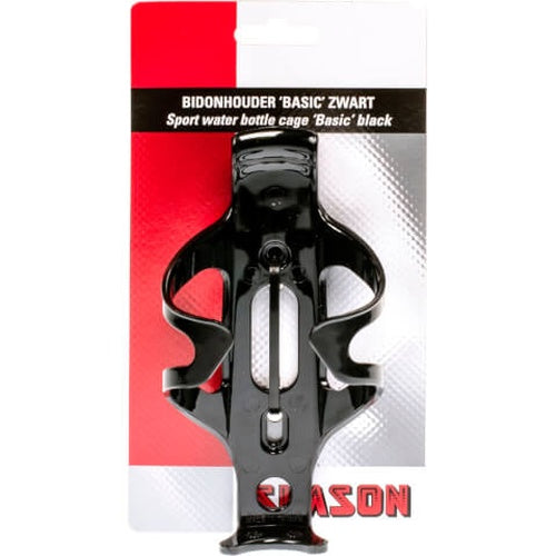 Simson Flaschenhalter Basic glänzend schwarz auf Karton