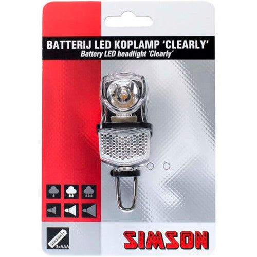 Scheinwerfer Clearly led Batterie schwarz