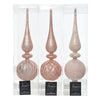Decoris Peak 31cm Glas puderrosa