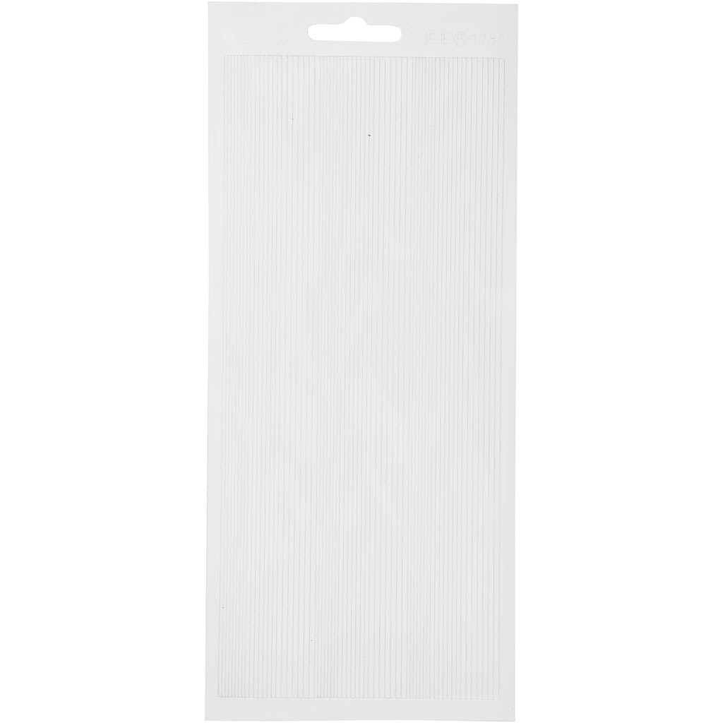 Creativ Firmenaufkleber, Bordüren, Bogen 10x23 cm, weiß, 1 Bogen