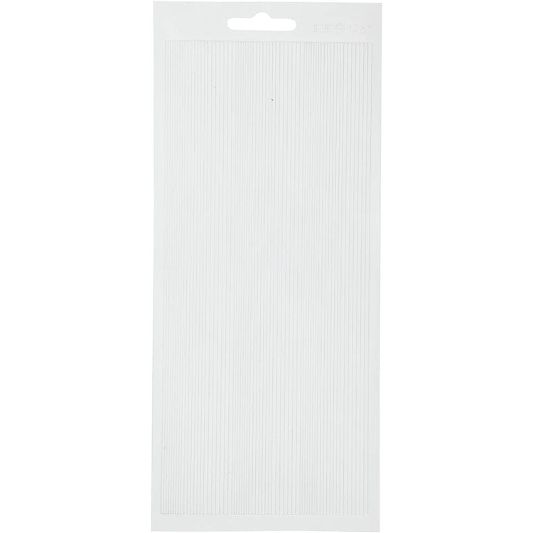 Creativ Firmenaufkleber, Bordüren, Bogen 10x23 cm, weiß, 1 Bogen