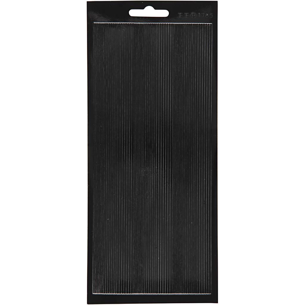 Creativ Firmenaufkleber, Bordüren, Bogen 10x23 cm, schwarz, 1 Bogen