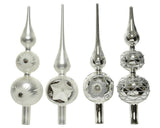Decoris Peak Glas Silber 31cm - afbeelding 1