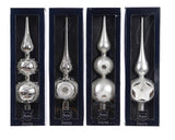 Decoris Peak Glas Silber 31cm - afbeelding 2