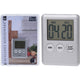 Küchentimer von Excellent Houseware, 70 x 55 x 10 mm, silberfarben