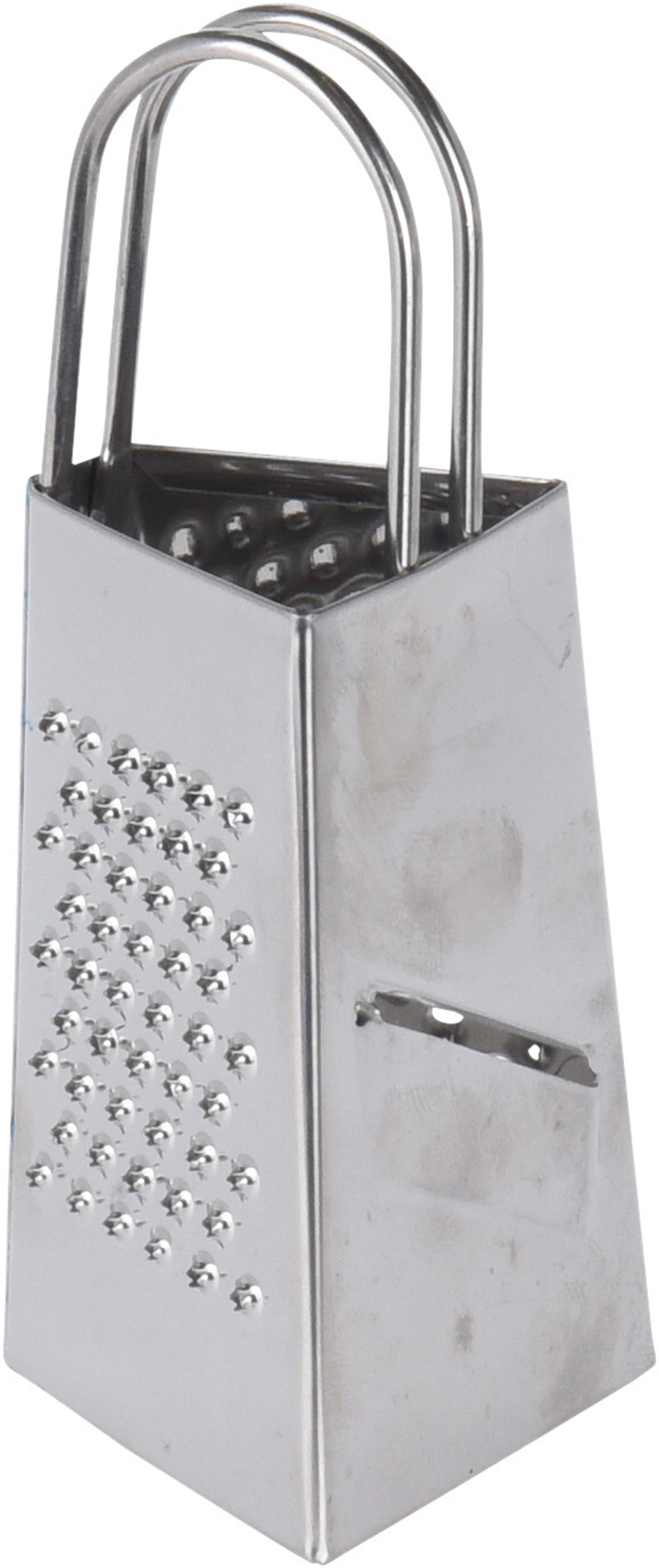 Excellent Houseware Mini-Reibe aus Edelstahl, 5 x 5 x 12 cm