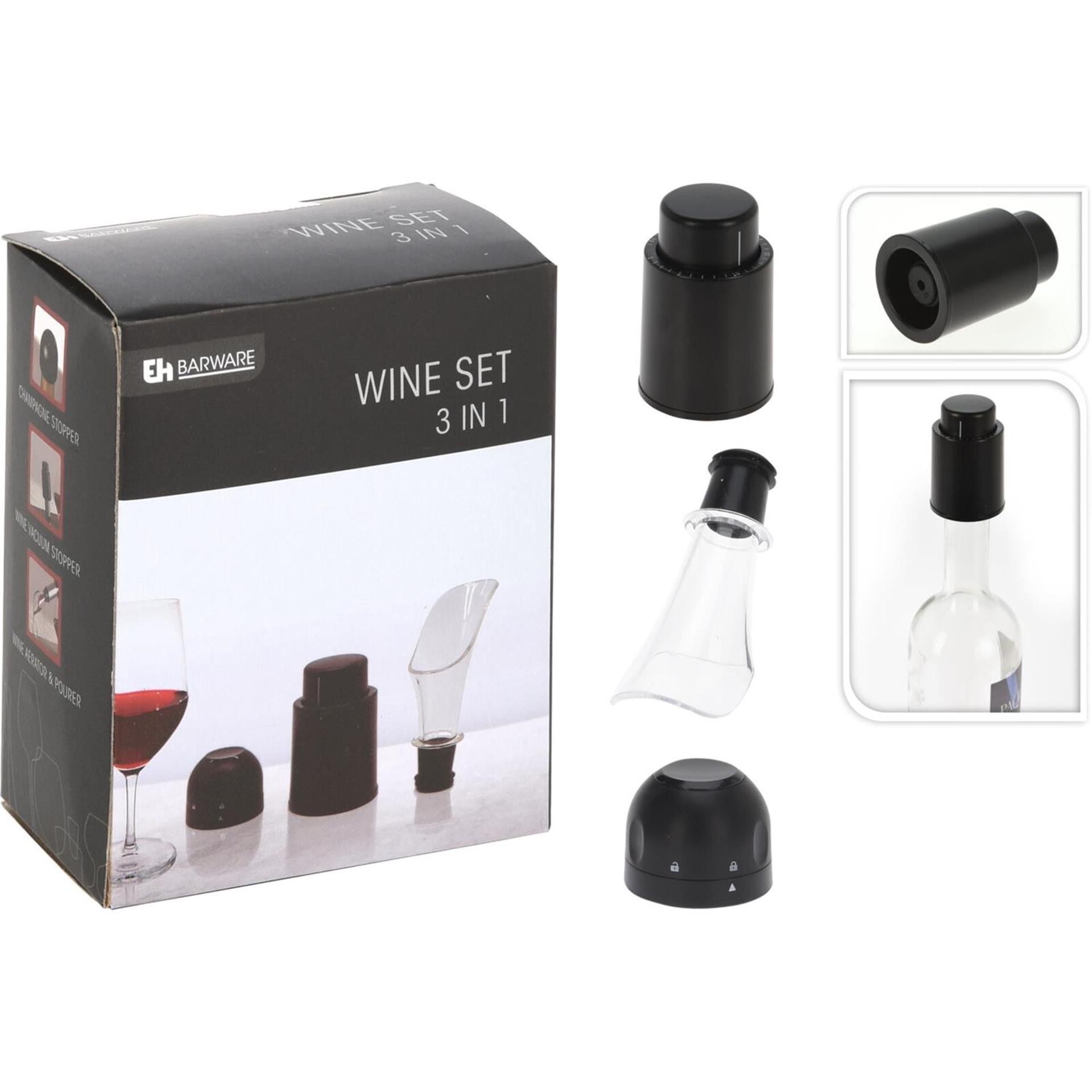 Ausgezeichnetes 3-in-1-Weinset für den Haushalt