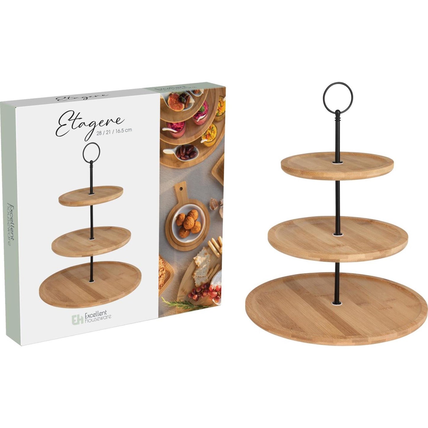 Ausgezeichnete Haushaltswaren-Etagere 3-lagig