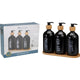 Badezimmerlösungen Badezimmer-Set mit 3 Flaschen 500 ml