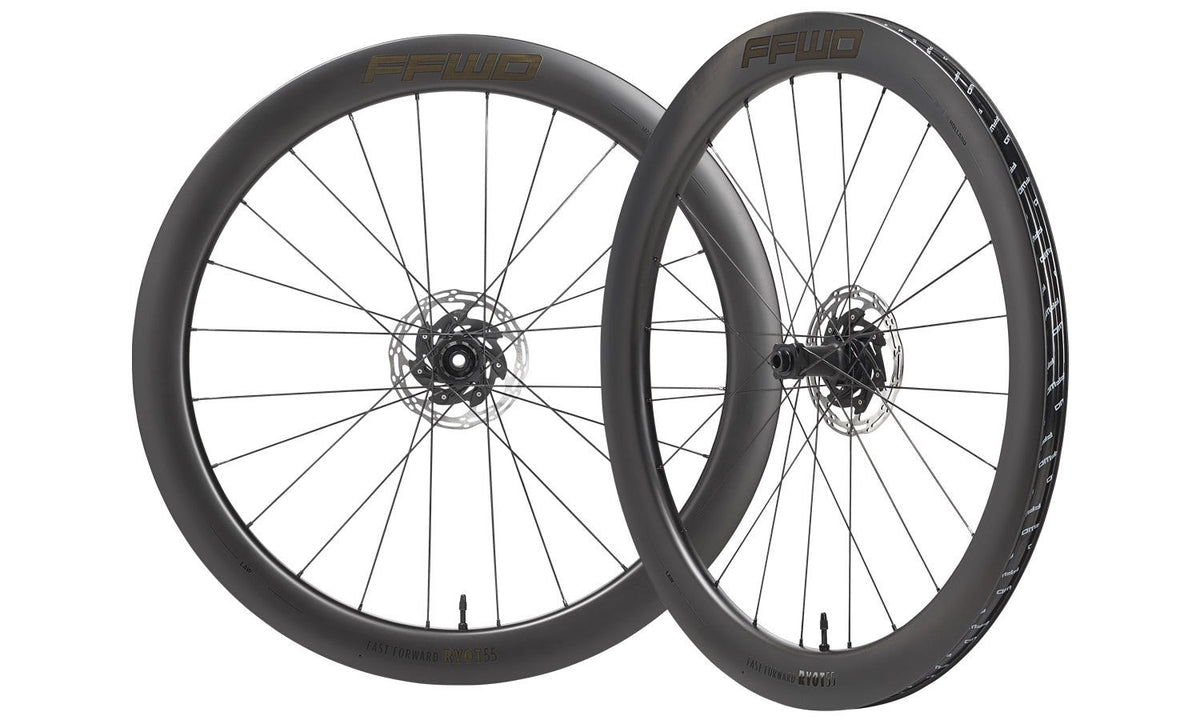 Shimano FFWD-Laufradsatz Ryot 55 FFC FFWD-Nabe 24 24 Stunden und Spurweite 2:1