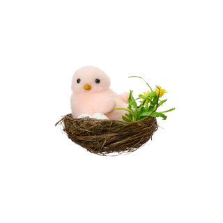Küken im Nestschaum 4 Assorti Ostern