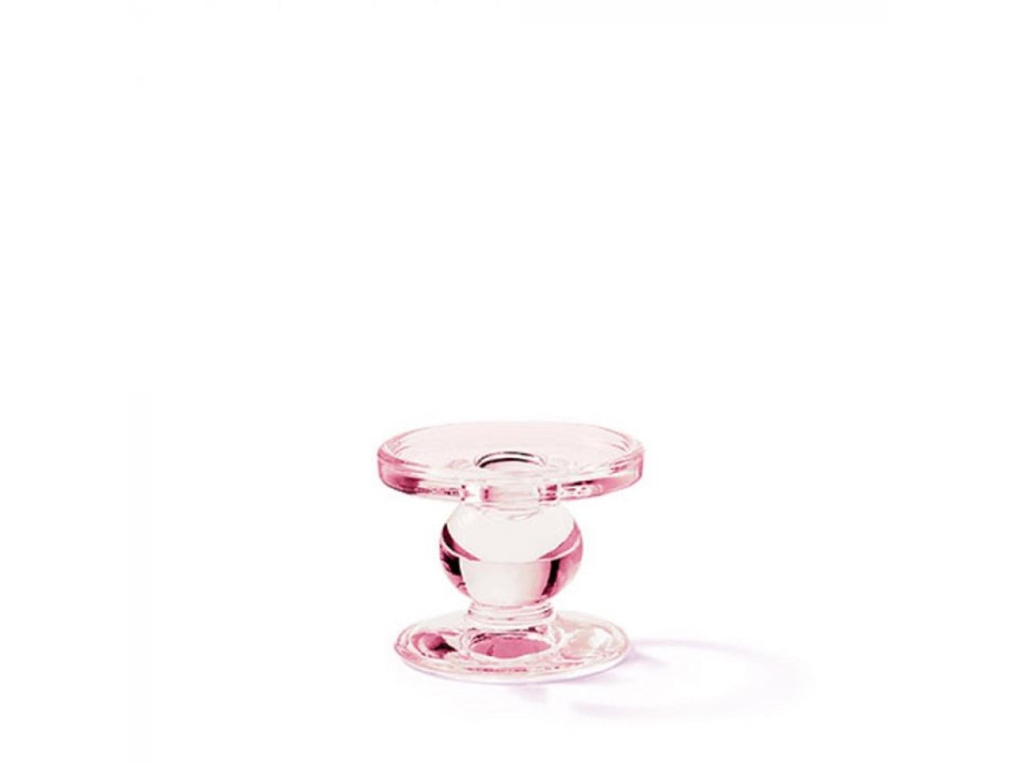 Ambiente Kerzenständer Glas Rose ø9xh7cm