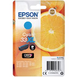 Tintenpatrone Epson C13T33624012 Cyan