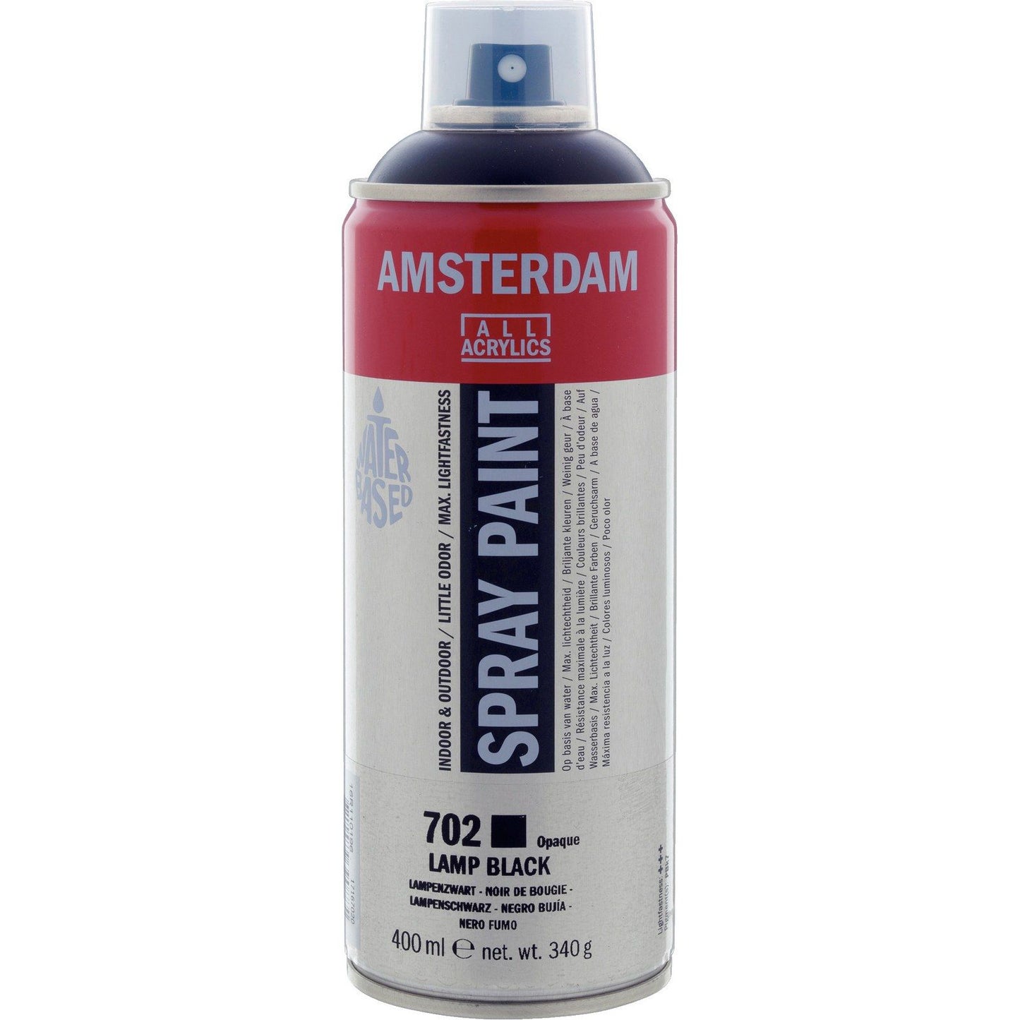 Amsterdam alle Acrylfarben Amsterdam • Sprühfarbe Lampenschwarz 702 400 ml