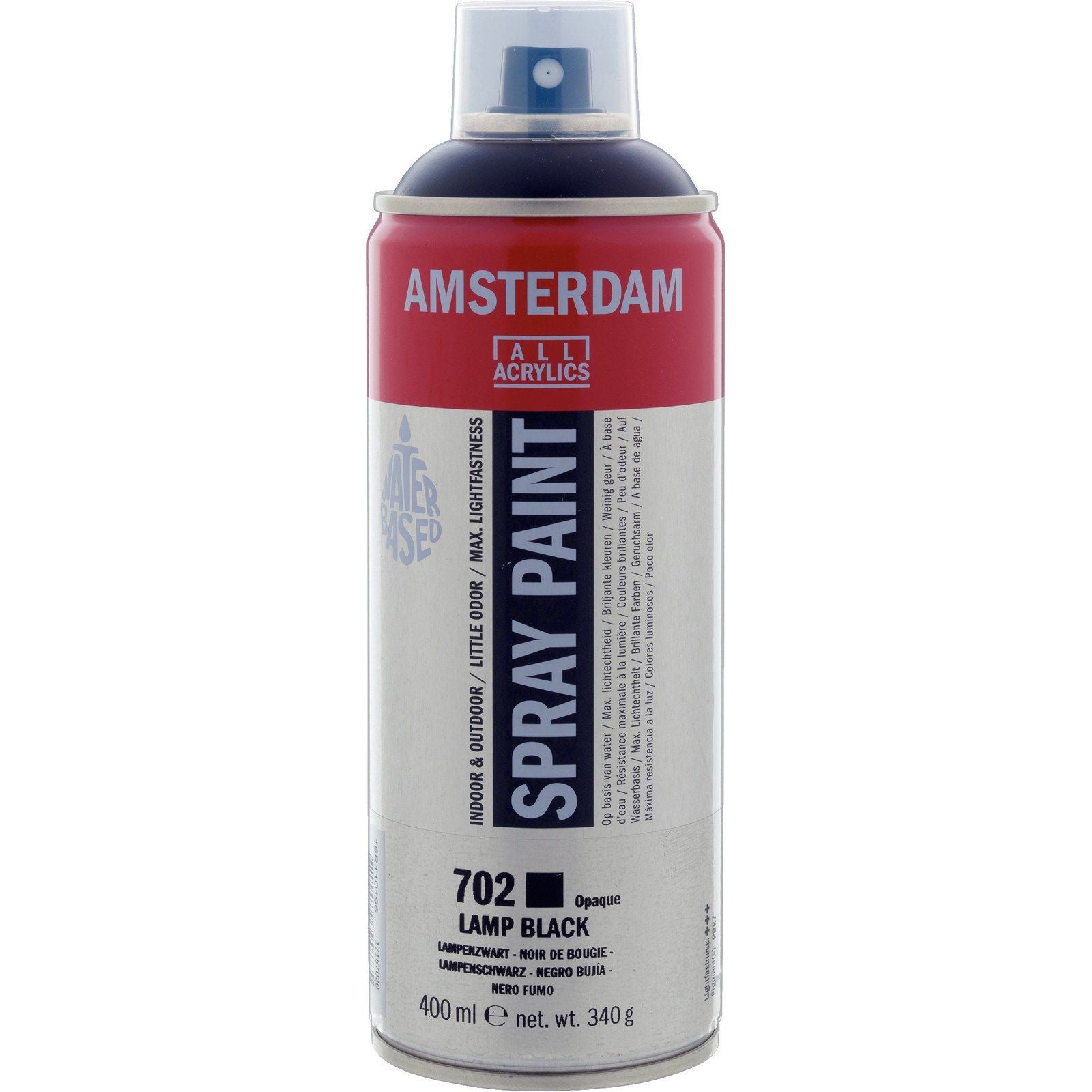 Amsterdam alle Acrylfarben Amsterdam • Sprühfarbe Lampenschwarz 702 400 ml