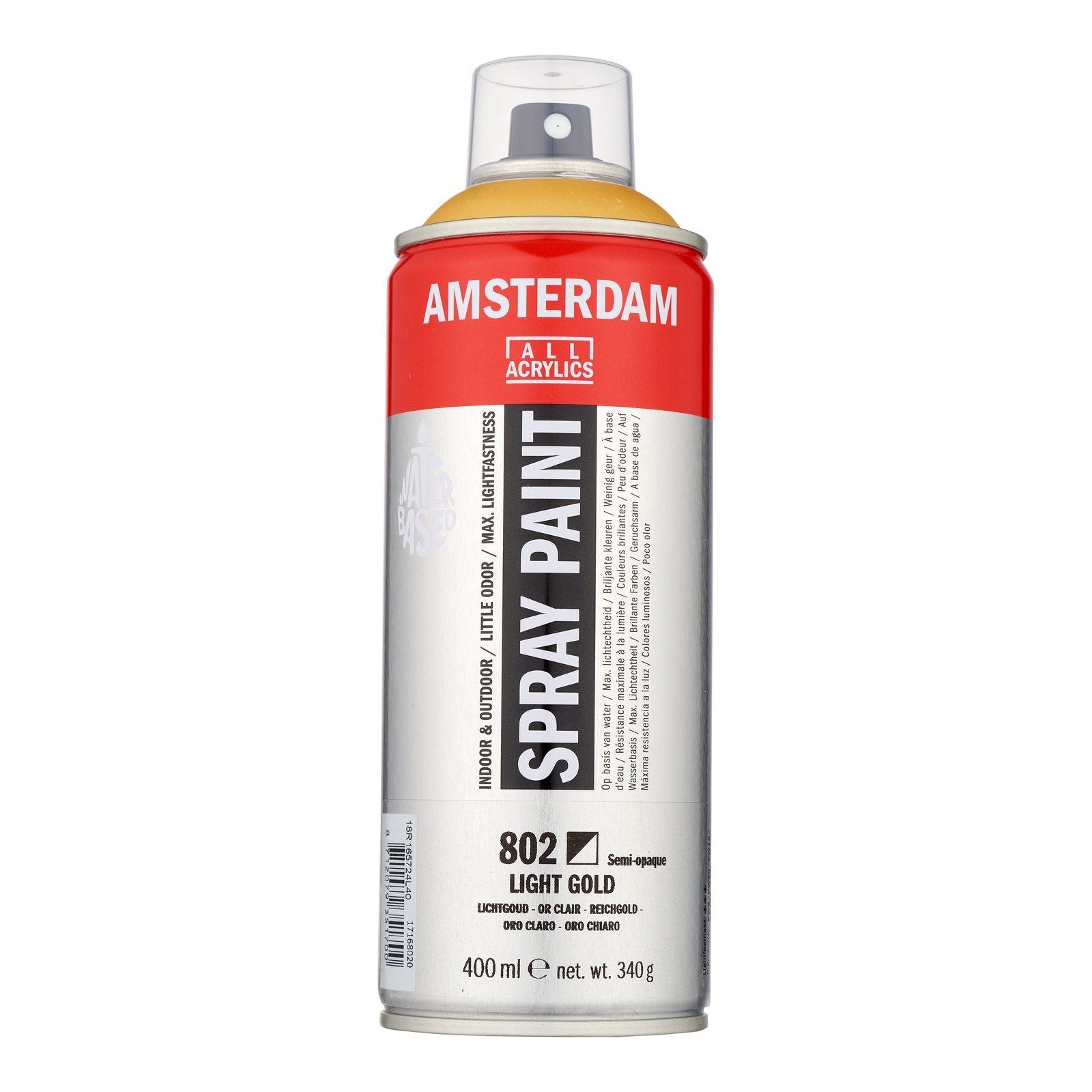 Amsterdam alle Acrylfarben Amsterdam • Sprühfarbe Hellgold 802 400 ml
