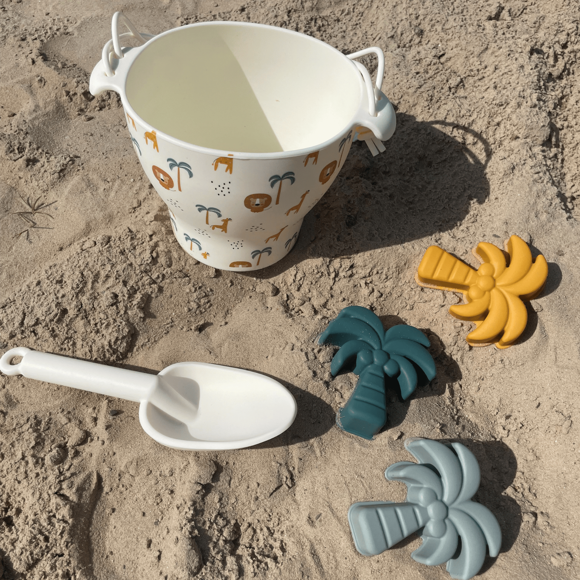 Dschungel | mehrfarbiger Strandspiel -Set