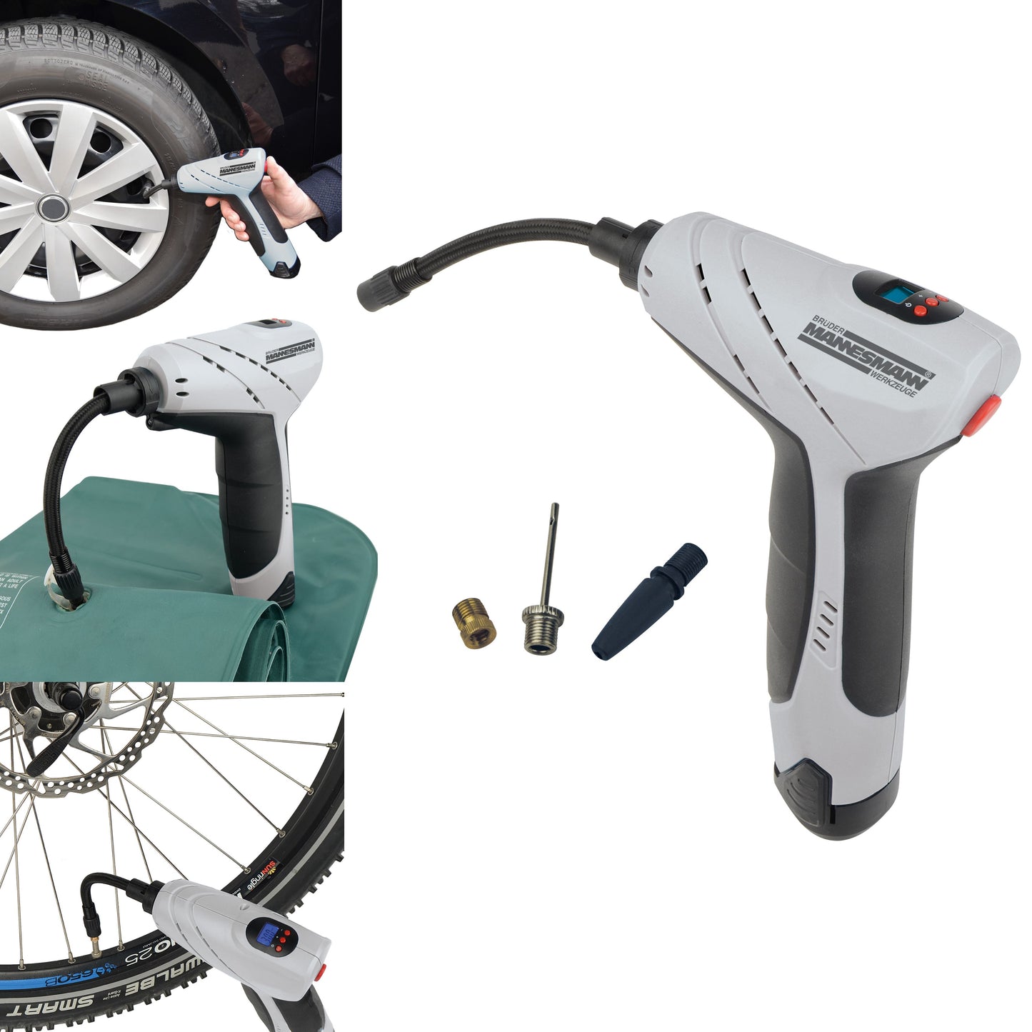 Brüder Mannesmann Bruder Mannesmann Luftpumpe Wireless Li-Ion 12 V.