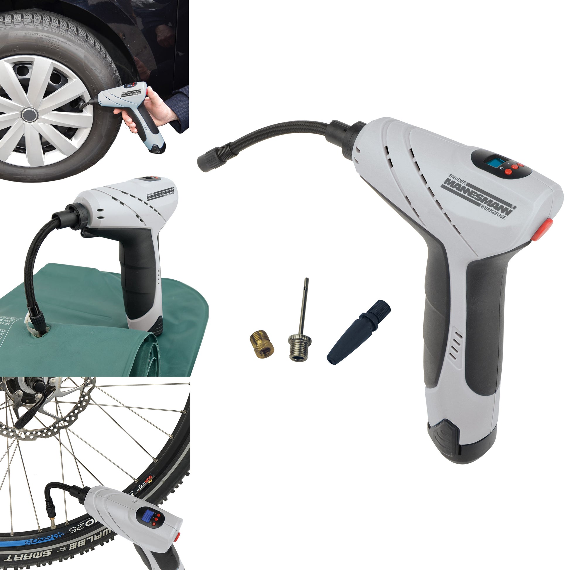 Brüder Mannesmann Bruder Mannesmann Luftpumpe Wireless Li-Ion 12 V.