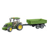 Bruder John Deere 5115m mit Trailer