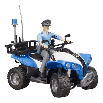 Bruder Bworld Police Quad mit Polizisten und Zubehör