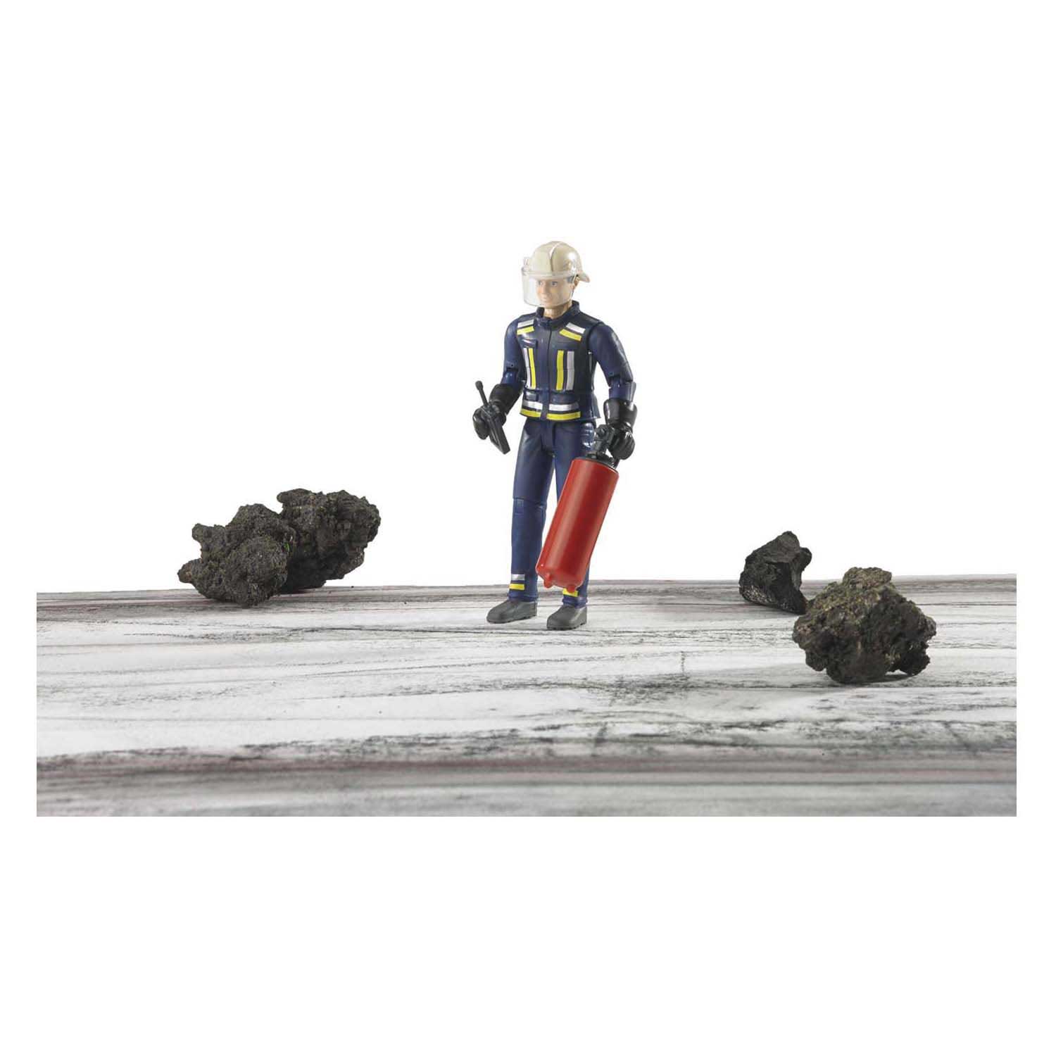 BRUDER BWWORLD FIREMAN mit Accessoires