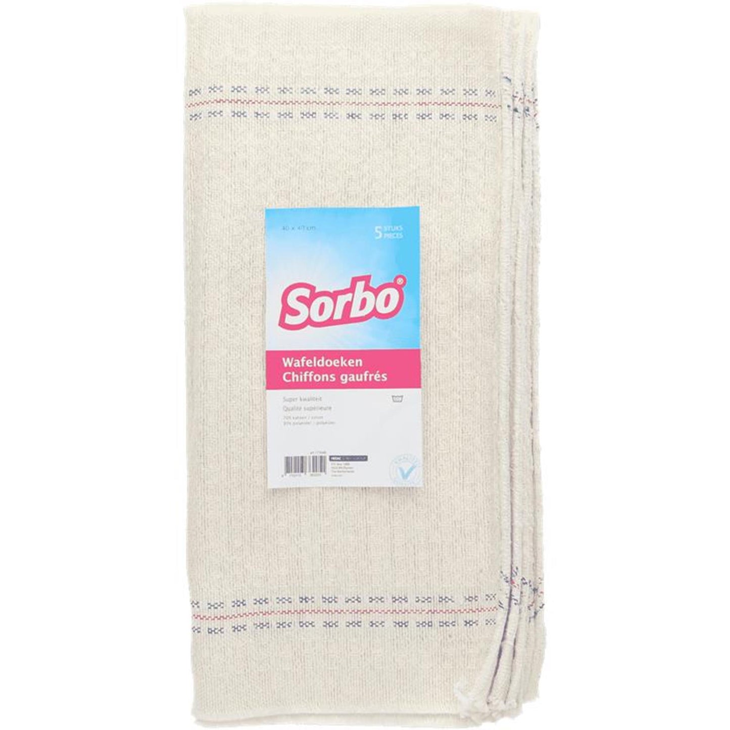 Sorbo Waffeltücher 40x40cm, 5er Pack