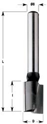 Cmt-Nutenfräser z2+1 hw s=8 d=8x10x55
