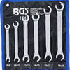 BGS Technic offener Doppelringschlüsselsatz SW 8 x 9 - 18 x 19 mm 6-tlg.