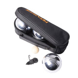 Engelhart Longfield Jeu de Boules Spiel 3 Metallkugeln in der Tasche - afbeelding 2