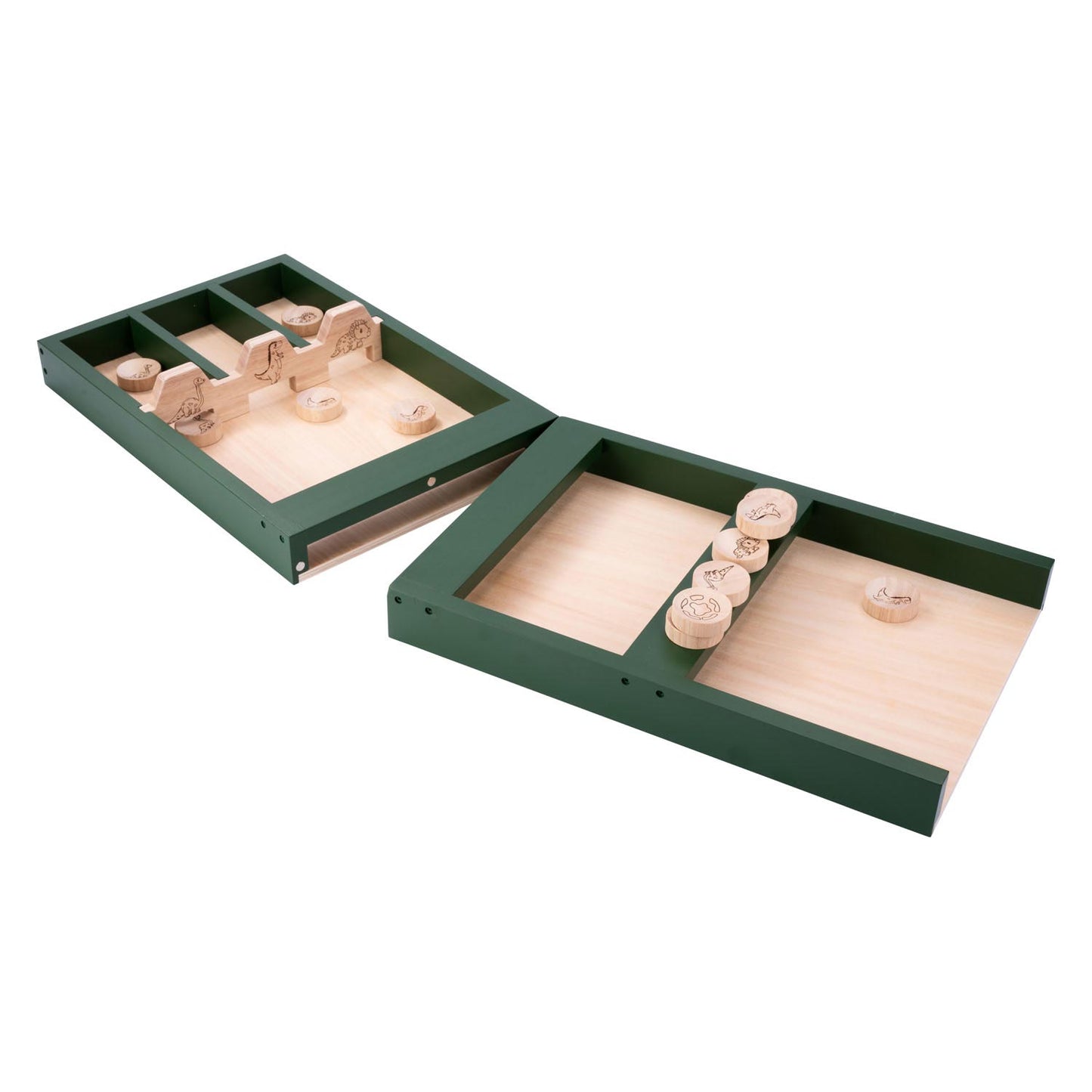 Holzkinder Shuffleboard Dino, 80 cm