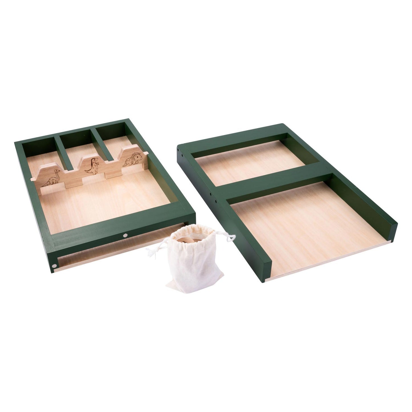 Holzkinder Shuffleboard Dino, 80 cm